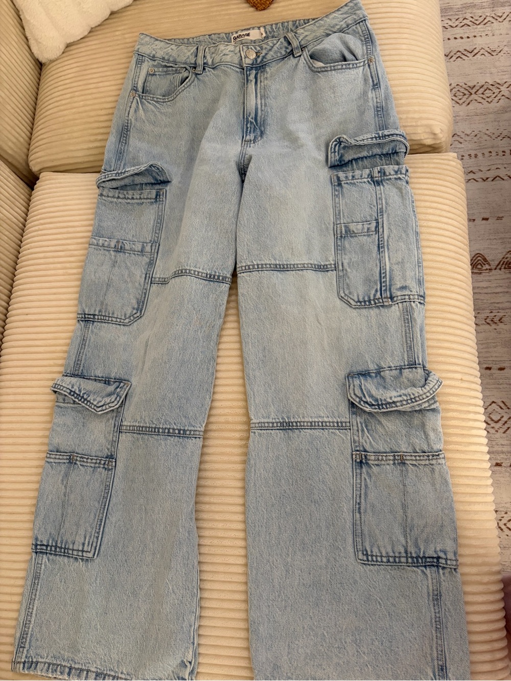 Garage Light Blue Cargo Jeans 11x30
